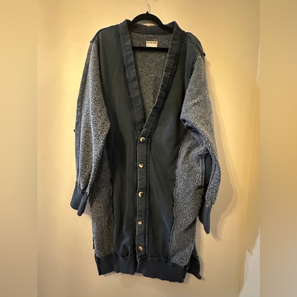 Free People We The Free Dreamy Blue Cardi - Picture 5 of 9